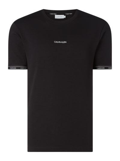 CK Calvin Klein T-shirt met logostrepen Zwart - 1