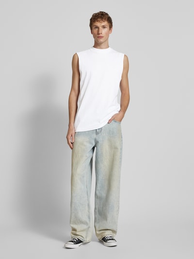 Balr. Oversized Tanktop mit Label-Stitching Weiss 1