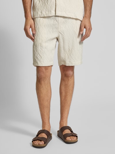 Lindbergh Shorts mit elastischem Bund Weiss 4