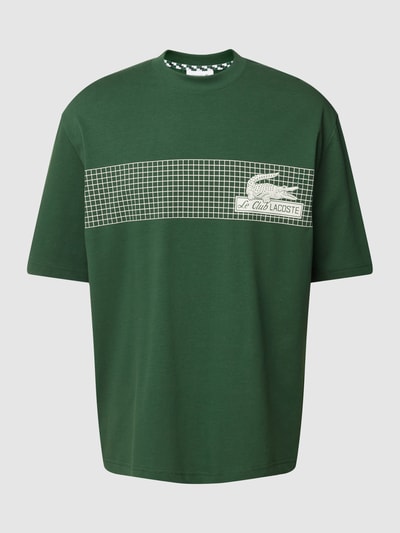 Lacoste T-Shirt mit Label-Print Gruen 2