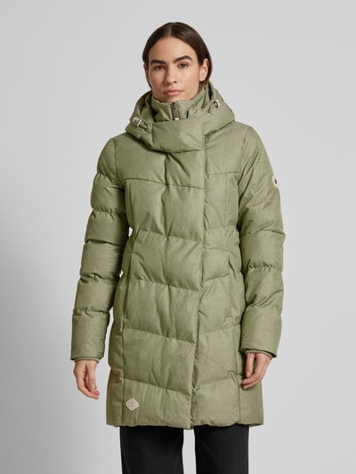 Ragwear Gewatteerde parka met capuchon, model 'Pavla' Rietgroen - 4