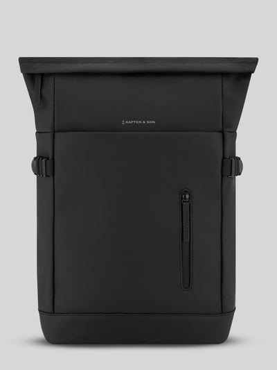 Kapten & Son Rucksack mit Flaschenhalterung innen Modell 'HELSINKI' Black 1
