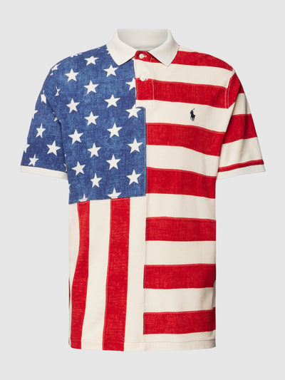 Polo Ralph Lauren Poloshirt met all-over motief Rood - 2