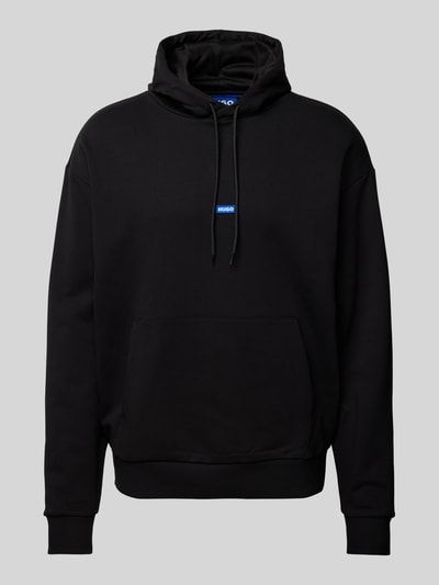 Hugo Blue Hoodie mit Kapuze Modell 'Nalonso' Black 2