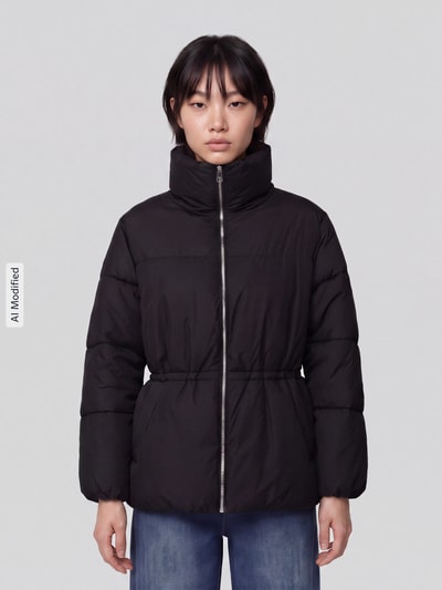 BOSS Orange Regular fit jack met opstaande kraag model 'Pagetta' Zwart - 4