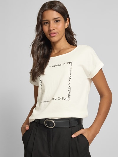 Marc O'Polo Regular fit T-shirt van puur katoen Wit - 3