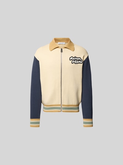 MAISON KITSUNÉ Strickjacke mit Reißverschluss Beige 2