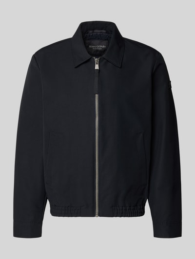 Productfoto, Regular Fit Blouson met elastische zoom van Marc O'Polo, unikleuren, lange mouwen, zijzakken, label patch, herenmode