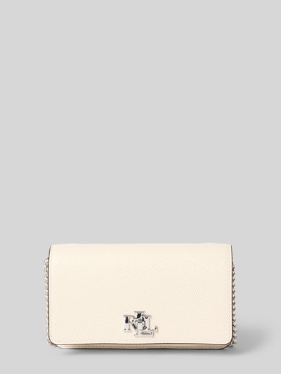 Lauren Ralph Lauren Schoudertas van runderleer met labelapplicatie Offwhite - 2