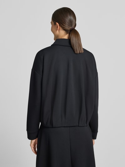 Christian Berg Woman Sweatjacke mit Umlegekragen Black 5