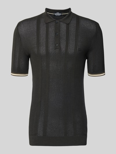 Superdry Poloshirt mit Label-Stitching Black 1
