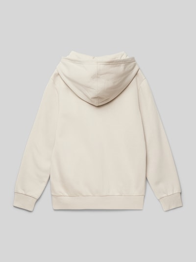 CHAMPION Hoodie met labelstitching Steengrijs - 3