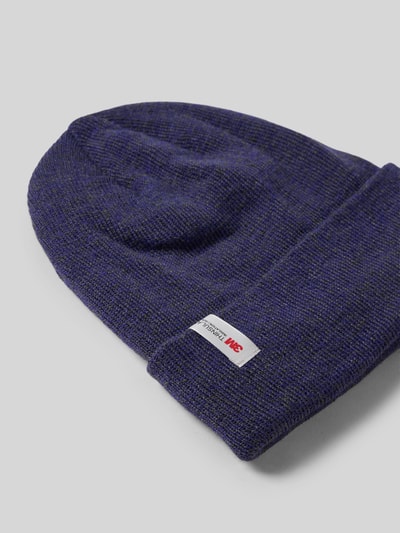 Müller Headwear Beanie met labeldetail Marineblauw - 2