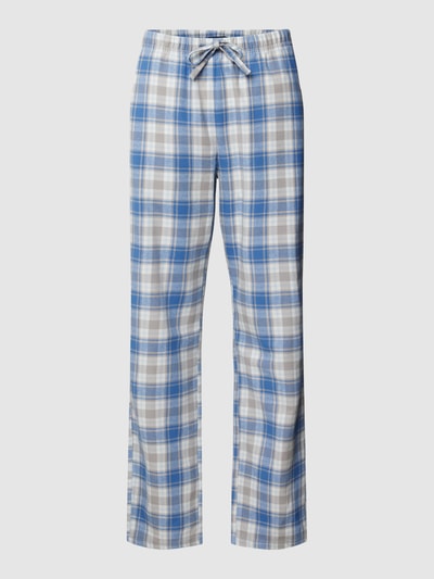 Christian Berg Men Pyjama-Hose mit elastischem Bund Blau 1