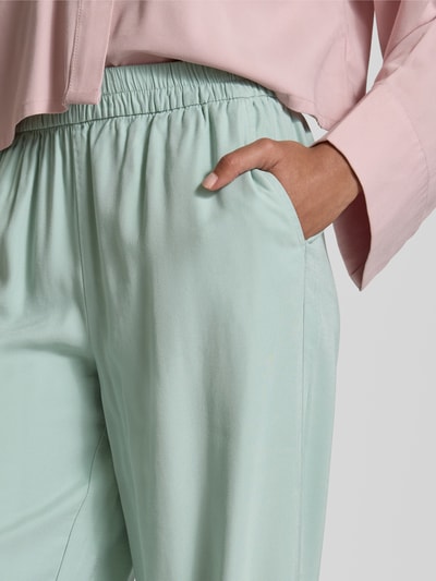 Only Spodnie szerokie z mieszanki wiskozy model ‘ARIS LIFE’ Miętowy 3