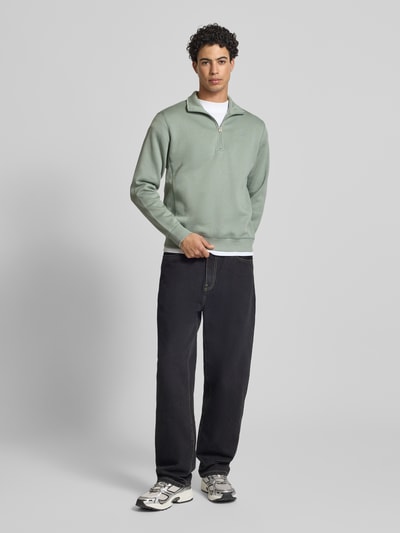 G-Star Raw Sweatshirt met opstaande kraag Mintgroen - 1