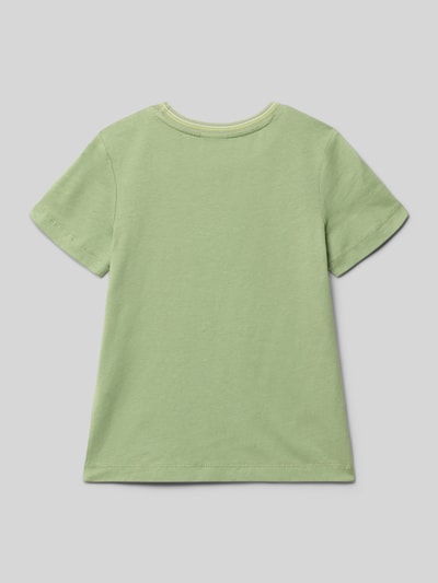 Productfoto, Regular Fit T-shirt uit puur katoen van s.Oliver RED LABEL, look: effen, korte mouw, jersey, kleur lichtgroen
