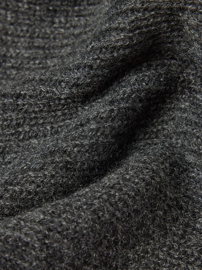 MCNEAL Sjaal van puur kasjmier Donkergrijs gemêleerd - 2