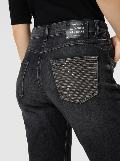 MAC Jeans mit asymmetrischem Bund Dunkelgrau 3
