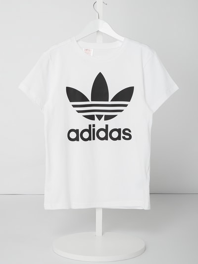 adidas Originals T-Shirt mit Logo-Print Weiss 1