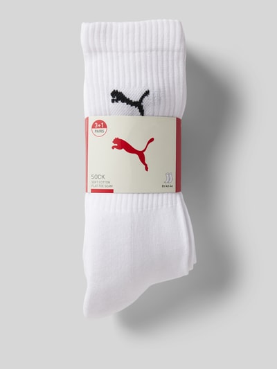 Puma Socken mit Label-Detail im 4er-Pack Weiss 3