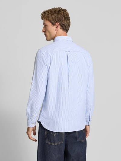 Superdry Regular Fit Freizeithemd mit Logo-Stitching Hellblau 5
