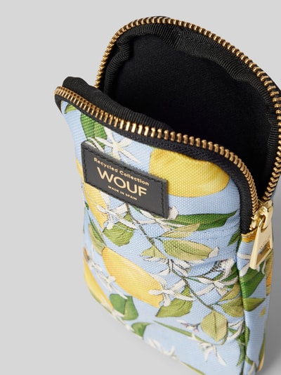 WOUF Smartphonetasje met labelbadge, model 'Capri' Lichtblauw - 3