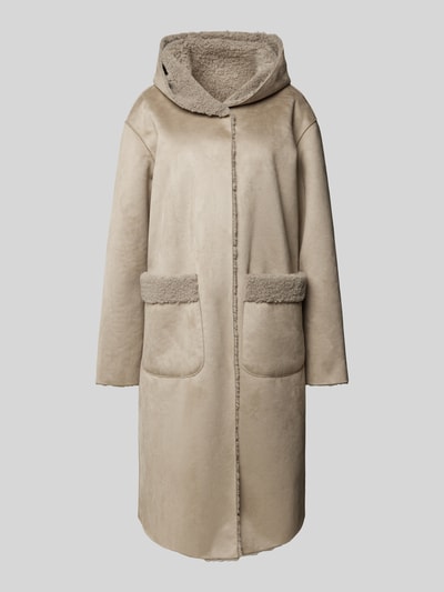 WHITE LABEL Jas met capuchon Taupe - 2