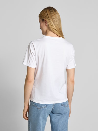Marc Cain T-shirt met ronde hals Wit - 5