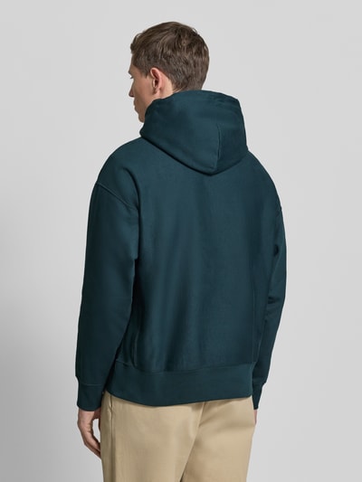 CK Calvin Klein HOODIE met labelprint en kangoeroezak Marineblauw - 5