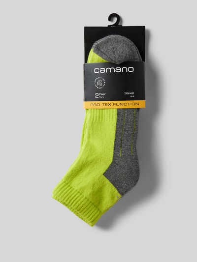 camano Socken mit Feuchtigkeitsregulierung im 2er-Pack Gelb 3