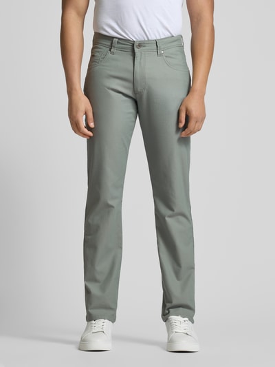 bugatti Regular Fit Chino im 5-Pocket-Design Modell 'CORDOBA' Schilf 4