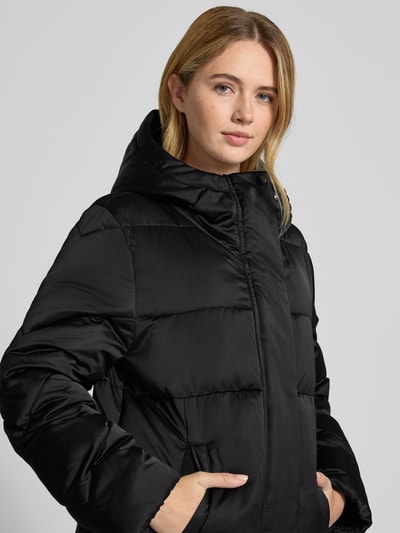 BOSS Płaszcz pikowany o kroju regular fit z wodoodpornego materiału model ‘PETRANO’ Czarny 3