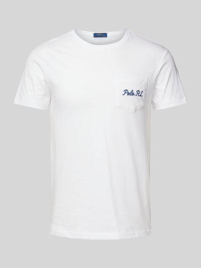 Polo Ralph Lauren T-Shirt mit Brusttasche Weiss 2