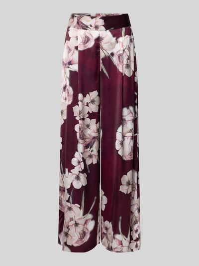 Rinascimento Stoffhose mit Nahtreißverschluss Bordeaux 2