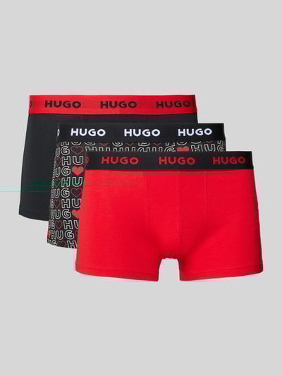 HUGO Trunks aus Baumwoll-Mix im 3er-Pack Black 1