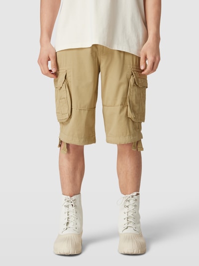 Alpha Industries Bermudas mit Cargotaschen Modell 'JET' Offwhite 4