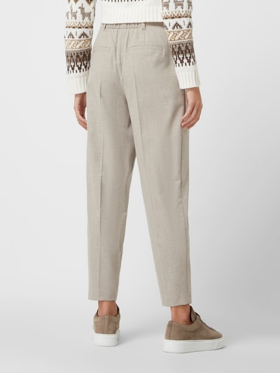 Oui Bundfaltenhose mit Viskose-Anteil  Taupe 5