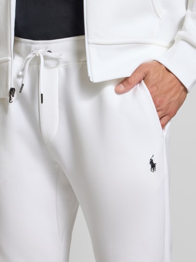 Polo Ralph Lauren Slim Fit Sweatpants mit Tunnelzug Weiss 3