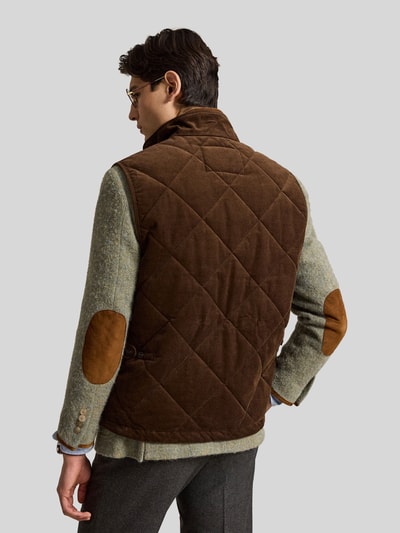 Polo Ralph Lauren Weste mit Cordstruktur Dunkelbraun 6