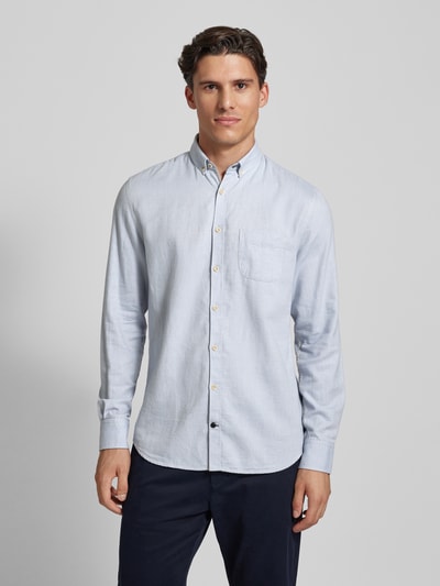 Colours & Sons Koszula casualowa o kroju regular fit z kołnierzykiem typu button down Jasnoniebieski 4