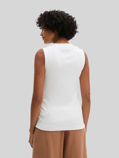 Marc O'Polo Slim Fit Top aus Baumwoll-Mix Weiss 5