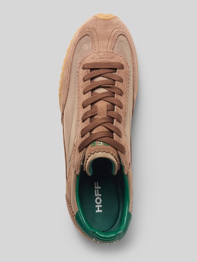 HOFF Sneaker aus Leder mit Label-Detail Modell 'BRIDGE' Dunkelbraun 3