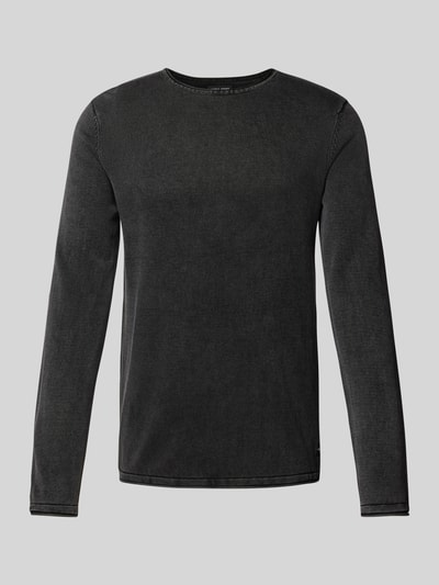 Jack & Jones Strickpullover mit Rundhalsausschnitt Modell 'ELEO' Black 2