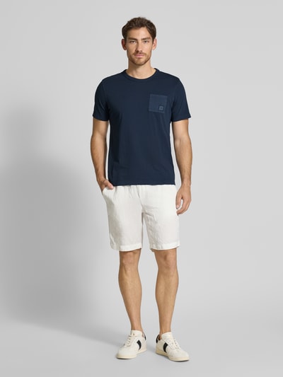 Lerros T-Shirt mit Rundhalsausschnitt Dunkelblau 1