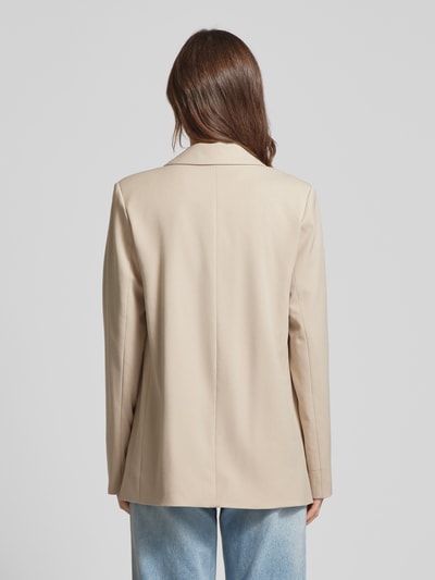 Vila Blazer met klepzakken, model 'VARONE' Beige - 5