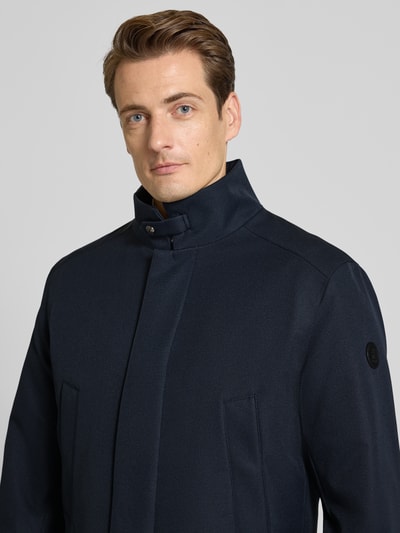 JOOP! Collection Lange jas met klepzakken, model 'DARRY' Marineblauw - 3