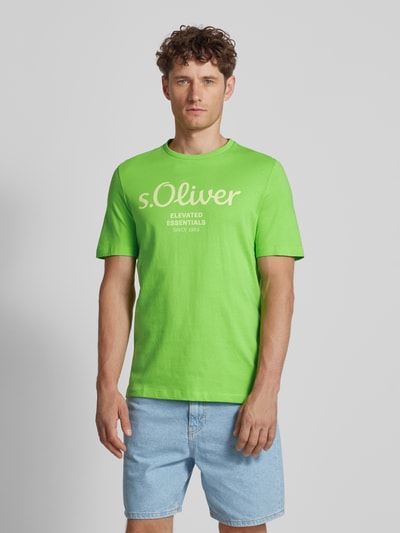 s.Oliver RED LABEL T-Shirt mit Rundhalsausschnitt Apfel 4
