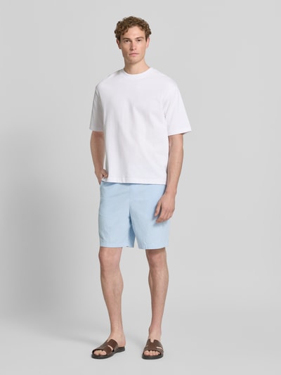 Selected Homme Regular Fit Shorts aus reiner Baumwolle Modell 'STUART' Hellblau 1