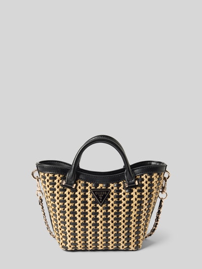 GUESS Handtasche mit Label-Applikation Modell 'ATALIA MINI TOTE' Black 2